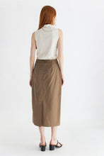 Load image into Gallery viewer, Reinne Mocha Midi Skirt
