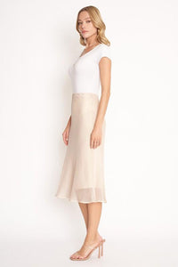 Femme Chic Cream Skirt