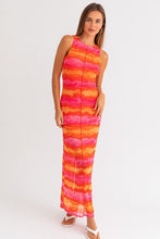 Load image into Gallery viewer, Sunset Mesh Maxi Dress
