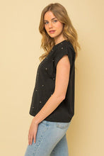 Load image into Gallery viewer, Crystal Rock Tee in Black
