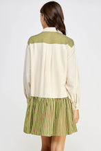 Load image into Gallery viewer, Sweetest Day Olive Poplin Dress
