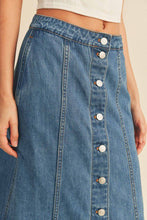 Load image into Gallery viewer, Casual Stroll Denim Skirt
