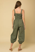 Load image into Gallery viewer, Hunter Smocked Zip Up Jumpsuit
