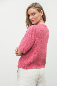 Parisian Chic Pink Cardi