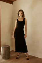 Load image into Gallery viewer, Claudia Crinkle Textured Dress in Black
