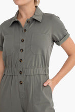 Load image into Gallery viewer, Utility Jumpsuit in Olive
