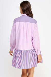 Sweetest Day Lilac Poplin Dress