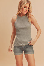 Load image into Gallery viewer, Edie Racerback Tank in Grey
