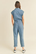 Load image into Gallery viewer, Denim Utility Jumpsuit
