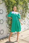 Harlowe Emerald Midi Dress