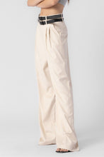 Load image into Gallery viewer, Beige Double Belted Trousers
