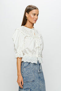 Emme Eyelet Blouse