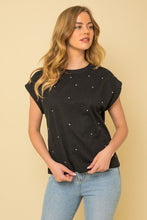 Load image into Gallery viewer, Crystal Rock Tee in Black
