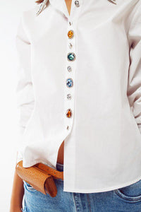 Bejeweled Button Down