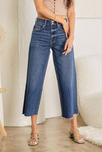 Load image into Gallery viewer, High Rise Wide Cropped Jeans
