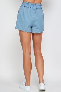 Paperbag Scalloped Short