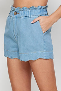 Paperbag Scalloped Short