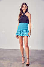 Load image into Gallery viewer, River Blue Smocked Skirt
