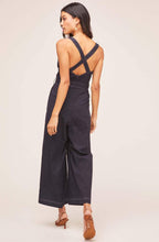 Load image into Gallery viewer, Belted Midnight Blue Jumpsuit
