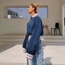 Load image into Gallery viewer, Sporty Denim Top
