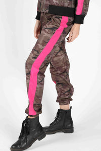 Nylon Camo Pink Pants