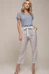 Linen Stripes Pants