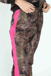 Nylon Camo Pink Pants