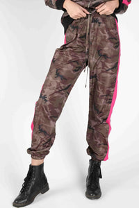 Nylon Camo Pink Pants