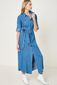 Denim Maxi Dress