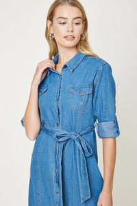 Denim Maxi Dress