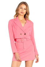 Load image into Gallery viewer, Pink Mini Blazer
