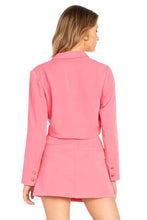 Load image into Gallery viewer, Pink Mini Blazer
