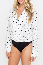 Load image into Gallery viewer, Polka Dot V-Neck Bodysuit
