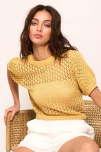 Load image into Gallery viewer, Honeycomb Crochet Knit Top
