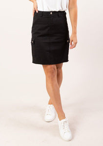 Pocket Cargo Skirt Black