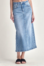 Load image into Gallery viewer, Denim Midi Skirt
