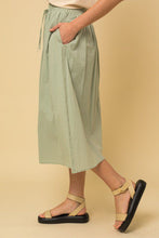 Load image into Gallery viewer, Flowing Midi Skirt in Sage
