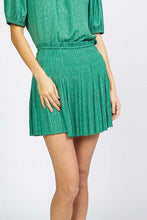 Load image into Gallery viewer, Leaf Green Smocked Skirt
