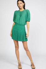 Load image into Gallery viewer, Leaf Green Smocked Skirt
