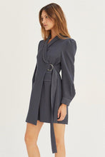 Load image into Gallery viewer, Hailey Blazer Dress in Slate
