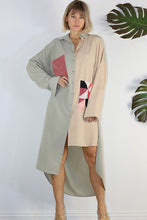 Load image into Gallery viewer, Geo Contrast Shirtdress
