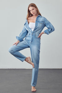 The Denim Jumpsuit