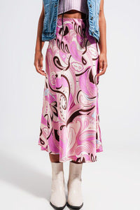 Pucci Pink Midi Skirt