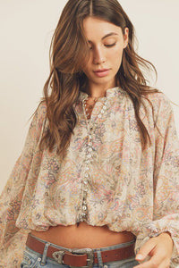 Boho Beauty Paisley Blouse