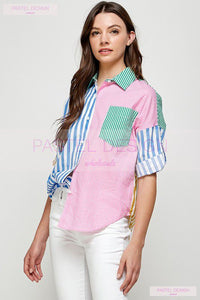 Candy Stripes Button Down