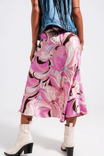 Load image into Gallery viewer, Pucci Pink Midi Skirt
