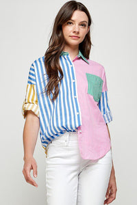 Candy Stripes Button Down