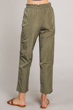 Load image into Gallery viewer, Nylon Paperbag Pants in Olive
