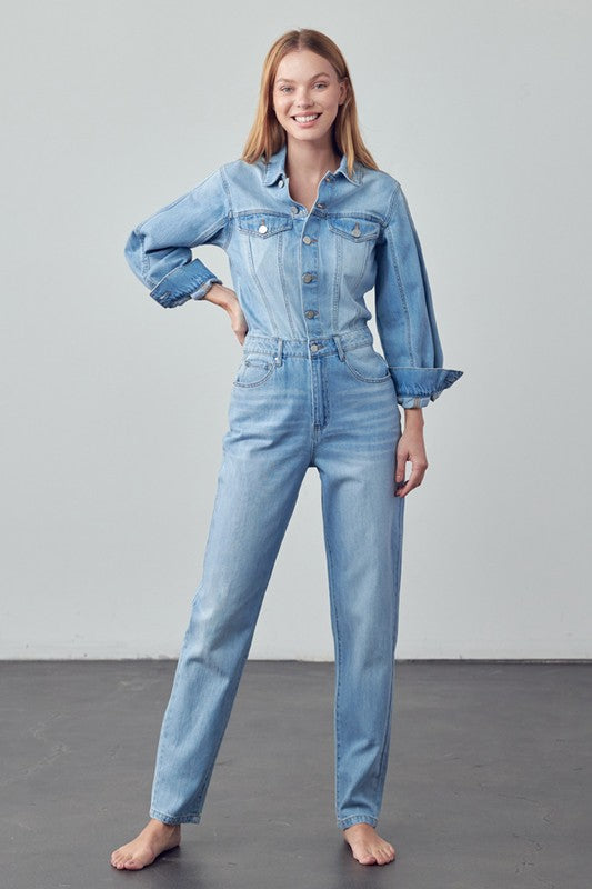 The Denim Jumpsuit