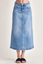 Load image into Gallery viewer, Denim Midi Skirt
